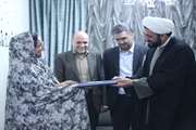 دیدار مسئول نمایندگی مقام معظم رهبری در دانشگاه از خانواده شهید آرمیده